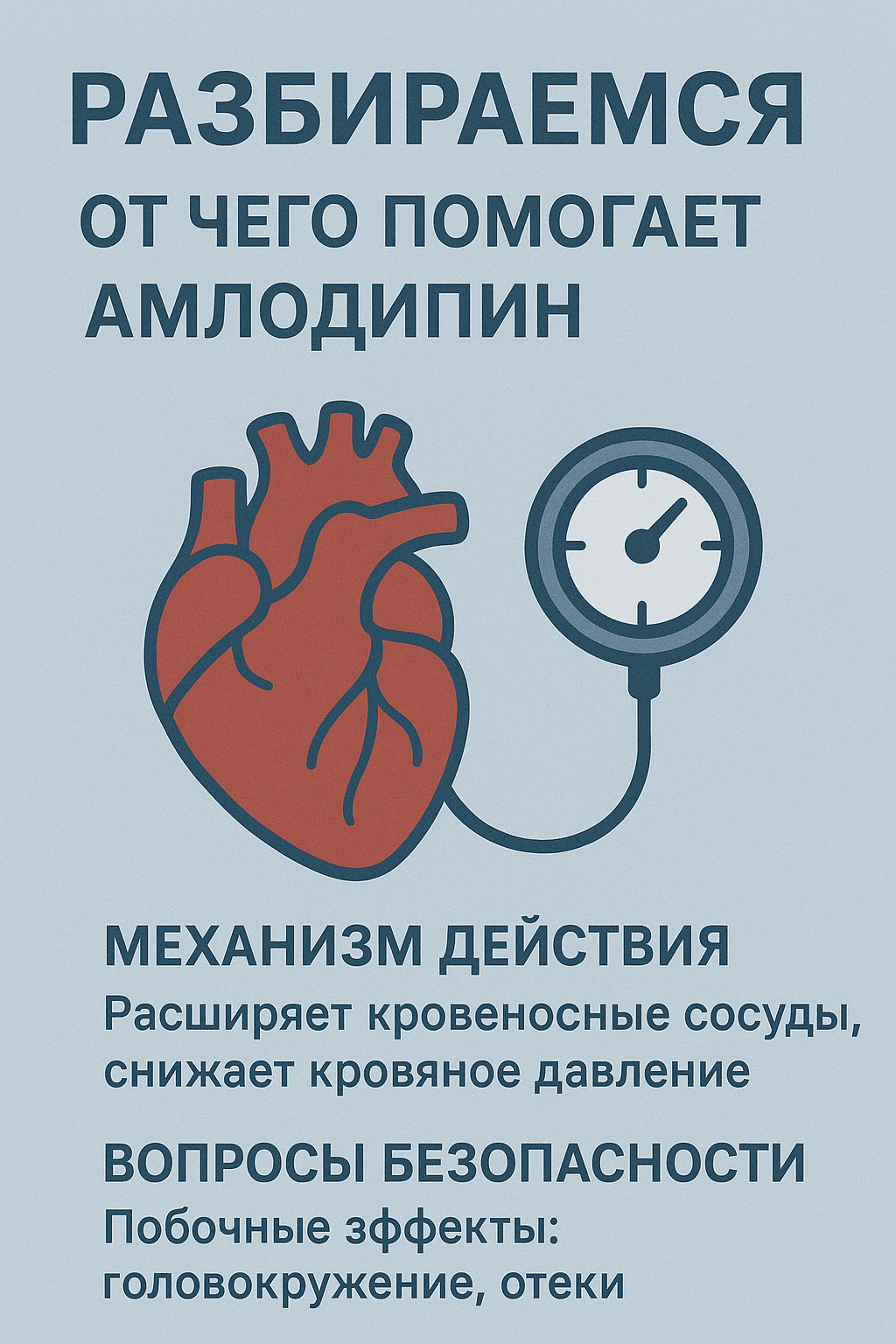 Амлодипин инструкция по применению и для чего он нужен — изображение 1