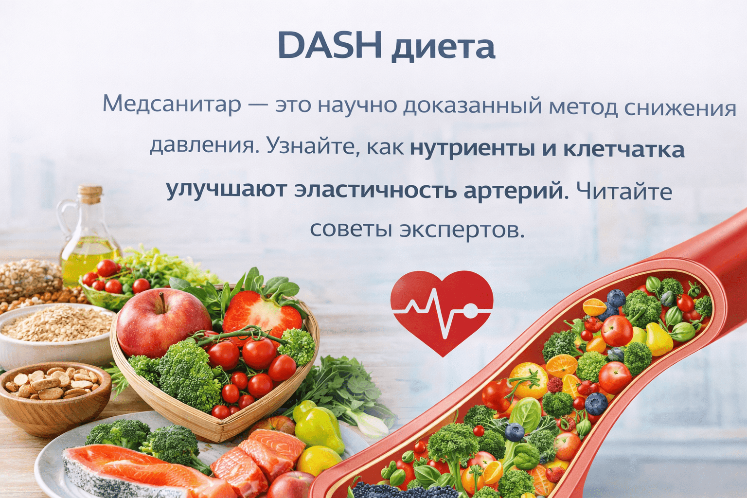 Снижение давления без лекарств Применение протокола DASH в российских реалиях от Медсанитар 1 DASH диета Медсанитар 1