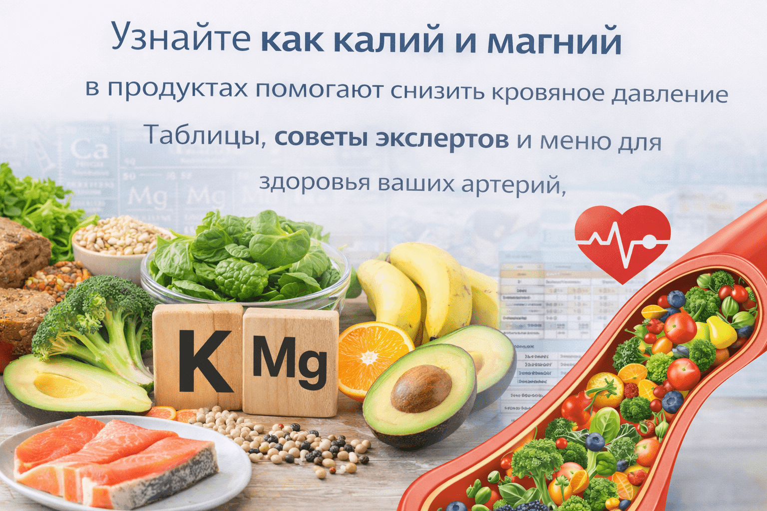 Калий и магний медсанитар в продуктах полное руководство по питанию для сосудов 1 Калий и магний медсанитар в продуктах